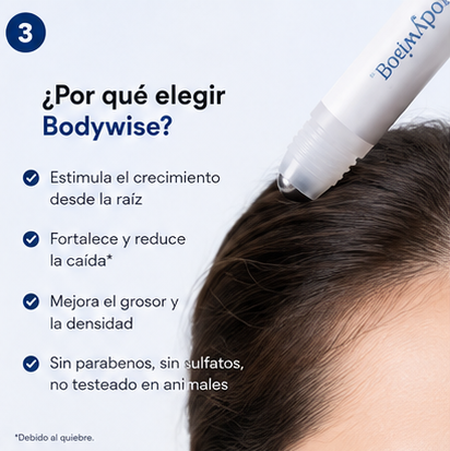 Body Wise™ Hair Growth Serum | Fortalece y Estimula el Crecimiento Capilar