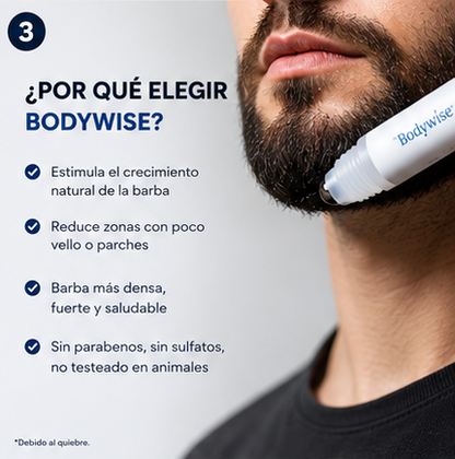 Body Wise™ Hair Growth Serum | Fortalece y Estimula el Crecimiento Capilar